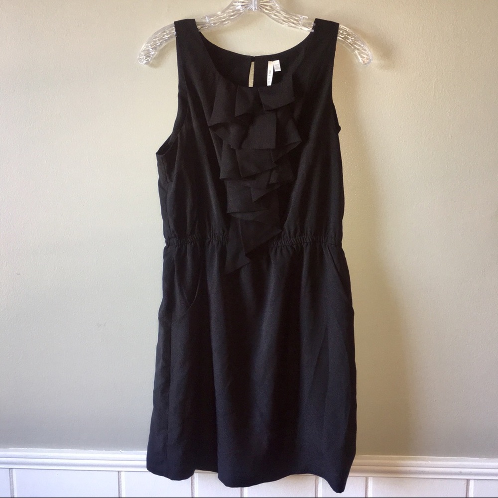 🌻 Miami Little Black Dress‎ Ruffle Sleeveless